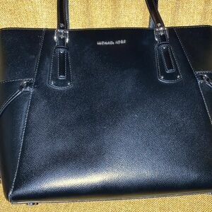 Michael Kors Black Leather Tote